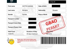 Visa de turista para Tayikistán?